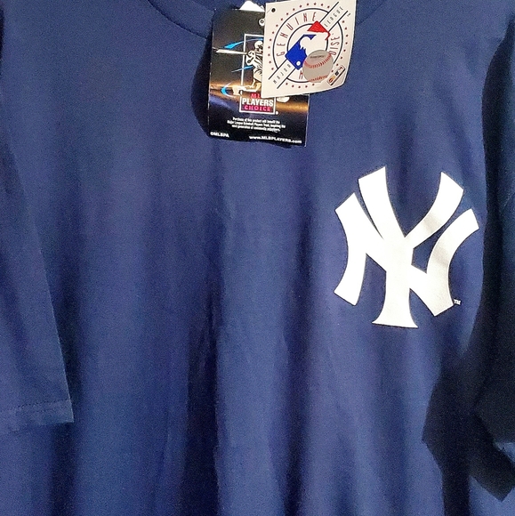 NWT NEW YORK YANKEES MARIANO RIVERA JERSEY T SHIRT. MENS Sz:XL BY MAJESTIC #42 - Picture 4 of 10